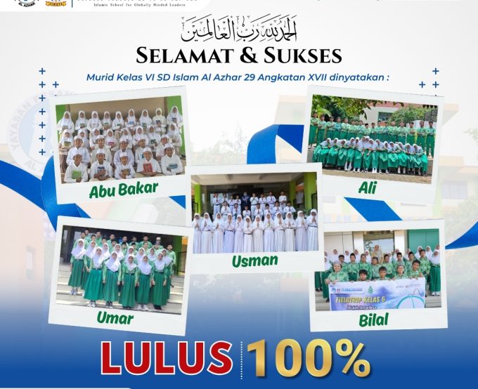 SELAMAT DAN SUKSES UNTUK KELULUSAN KELAS VI ANGKATAN XVII TAHUN PELAJARAN 2024/2025